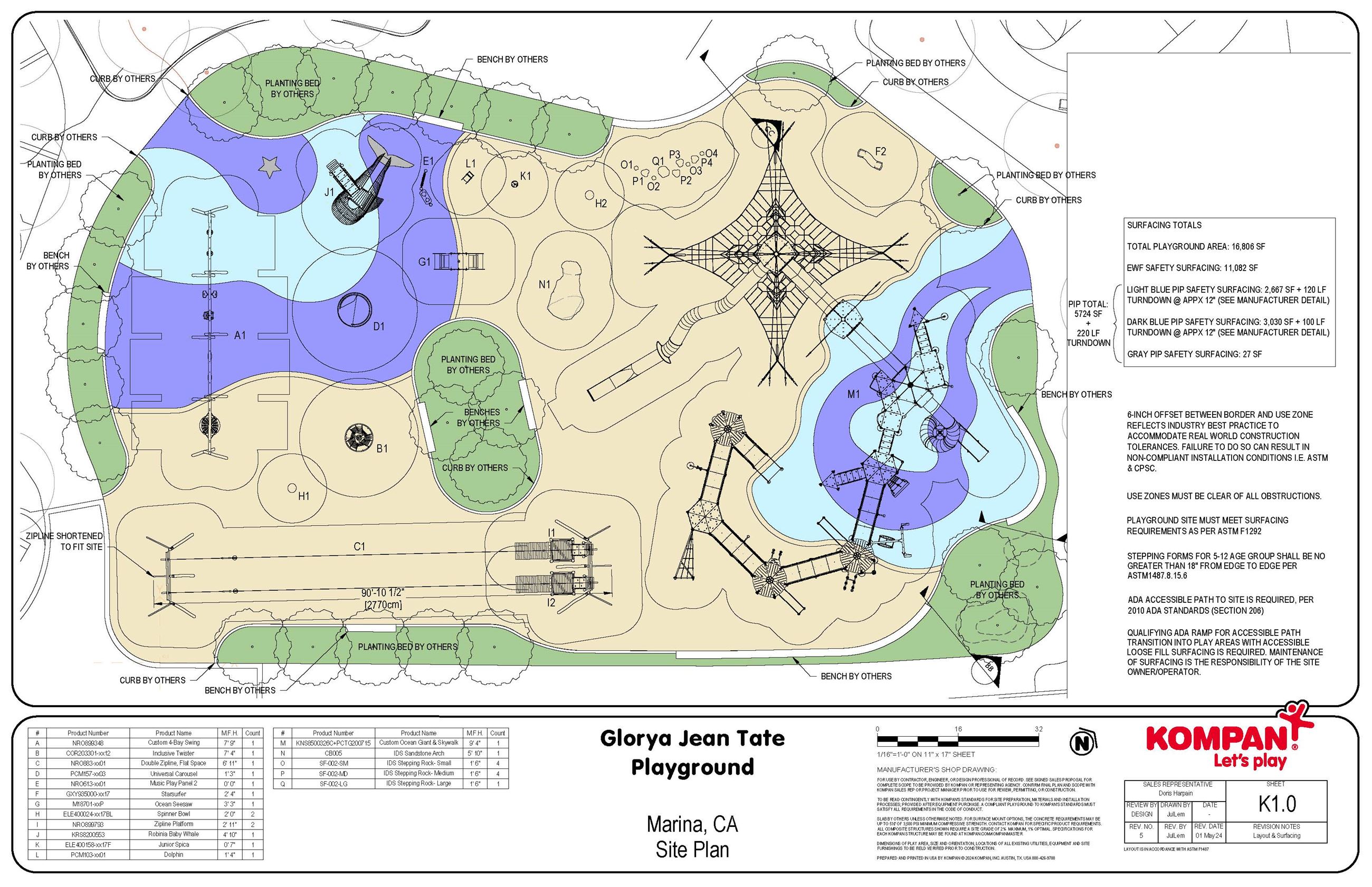 Glorya Jean Tate Park_Site Plan_20240501-11 x 17