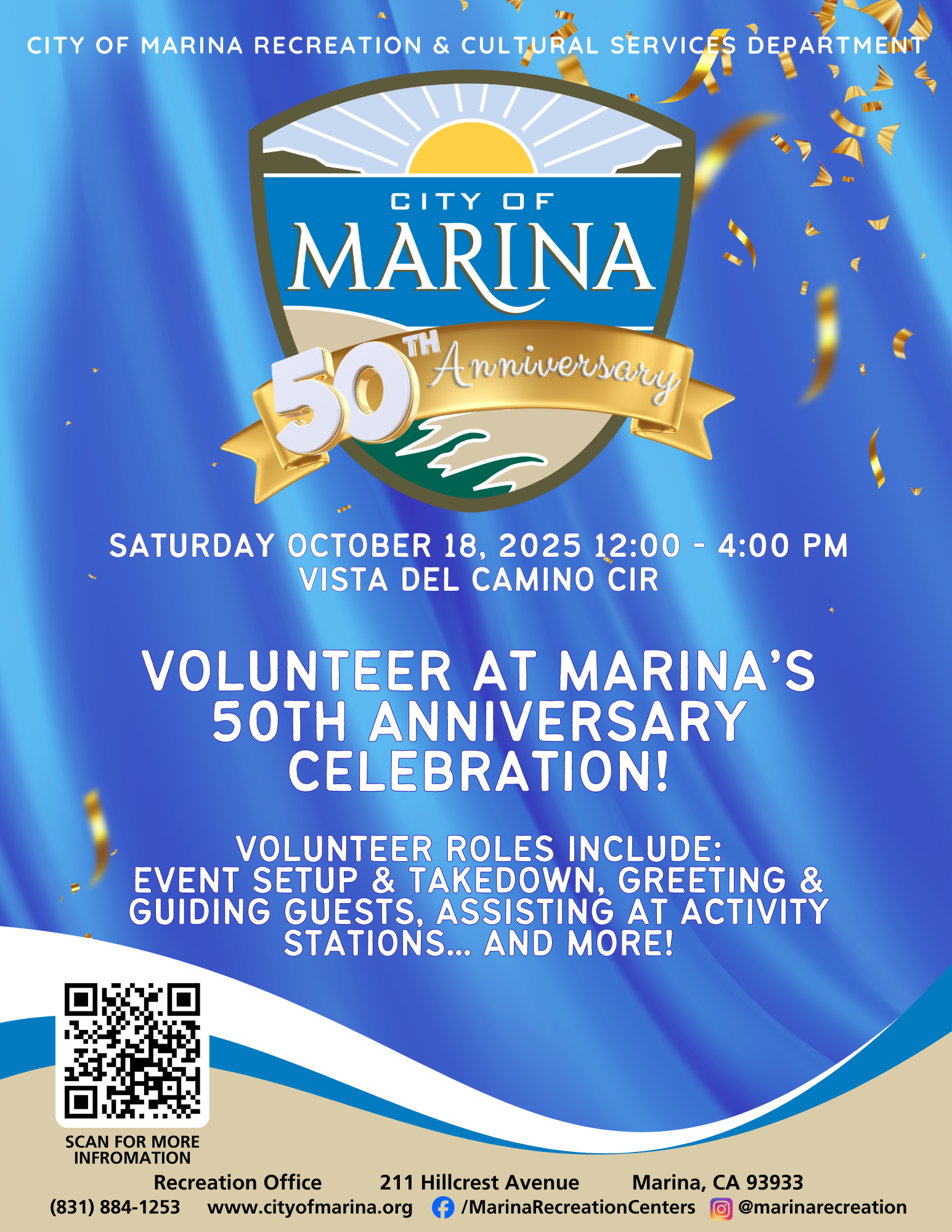 VOLUNTEER OPPORTUNITY 50th Flyer - Final (1)